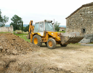 Les travaux au Presbytère